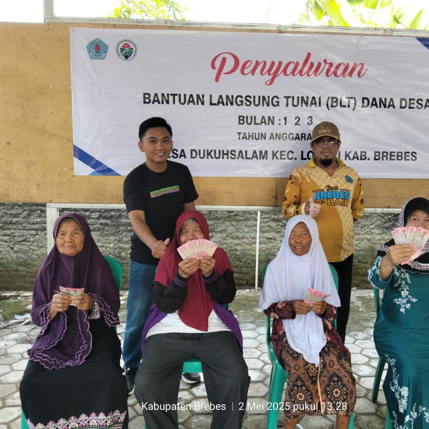 PENYALURAN BANTUAN TUNAI LANGSUNG (BLT) DANA DESA BULAN 1,2,3 TA 2025 DESA DUKUHSALAM